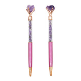 Multi gemstone Pens Tiger eye/Flourite/Citrine/Rose Quartz/Lapis/Black agate/Amethyst/Pyrite