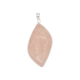 Rose quartz/tiger eye/black agate /amethyst/fluorite gemstone leaf shape pendant with silver color metal