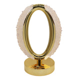 Gemstone chip Oval Lamp Gold Base cold/ warm / natural  USB cable Lamp