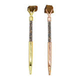 Multi gemstone Pens Tiger eye/Flourite/Citrine/Rose Quartz/Lapis/Black agate/Amethyst/Pyrite