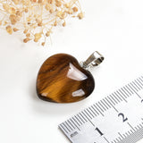 Gemstone Heart Pendants, Small Size, PND4125XX