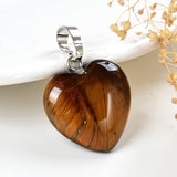 Gemstone Heart Pendants, Small Size, PND4125XX