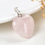 Gemstone Heart Pendants, Small Size, PND4125XX