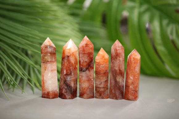Fire Quartz Hematoid 1 lb Wholesale Lot Natural Crystal Tower Obelisk Healing Energy