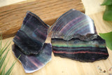 Rainbow Fluorite Slabs 1kg Wholesale Large Polished Natural Crystal Specimens Energy