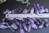 Chevron Amethyst Crystal Point Double Terminated 1 lb Wholesale Bulk Lot