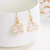 Gold Plate Earrings with Casings&Hooks, ERN1025XX