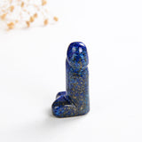 Lapis Lazuli Phallus, Gemstone Lingam Carvings, PHS1002XX