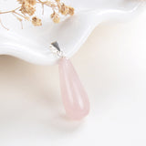 Gemstone Teardrop Round Pendants, Small Size, PND4137XX