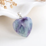 Gemstone Heart Pendants, PND4122XX