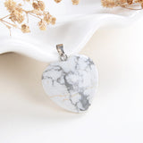 Gemstone Heart Pendants, PND4122XX