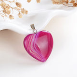 Gemstone Heart Pendants, PND4122XX