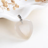 Gemstone Heart Pendants, PND4122XX