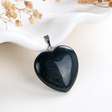 Gemstone Heart Pendants, PND4122XX