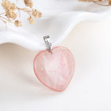Gemstone Heart Pendants, PND4122XX