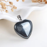 Gemstone Heart Pendants, PND4122XX