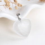 Gemstone Heart Pendants, PND4122XX