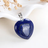 Gemstone Heart Pendants, PND4122XX