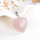Gemstone Heart Pendants, PND4122XX