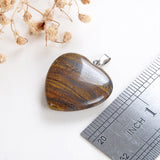 Gemstone Heart Pendants, PND4122XX