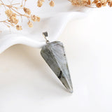 Gemstone Angular Cone Pendants Or Pendulums, Medium Size, PND4124XX