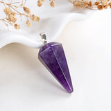 Gemstone Angular Cone Pendants Or Pendulums, Medium Size, PND4124XX