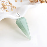 Gemstone Angular Cone Pendants Or Pendulums, Medium Size, PND4124XX