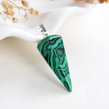 Gemstone Angular Cone Pendants Or Pendulums, Medium Size, PND4124XX