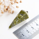 Gemstone Angular Cone Pendants Or Pendulums, Medium Size, PND4124XX