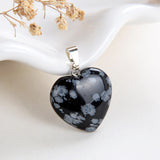Gemstone Heart Pendants, Small Size, PND4125XX