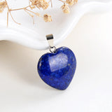 Gemstone Heart Pendants, Small Size, PND4125XX