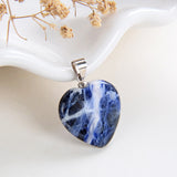Gemstone Heart Pendants, Small Size, PND4125XX