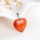 Gemstone Heart Pendants, Small Size, PND4125XX