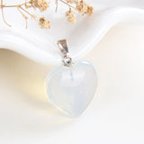 Gemstone Heart Pendants, Small Size, PND4125XX