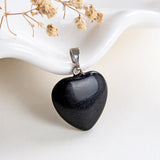 Gemstone Heart Pendants, Small Size, PND4125XX