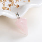 Gemstone Thick&Short Angular Cone Pendants Or Pendulums, Small Size, PND4128XX