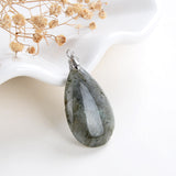 Gemstone Teardrop Pendants, PND4129XX
