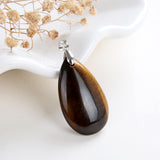 Gemstone Teardrop Pendants, PND4129XX