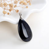 Gemstone Teardrop Pendants, PND4129XX