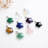 Gemstone Star Pendants, Small Size, PND4130XX