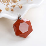 Gemstone Faceted Star-Of-David Hexagon Shape Pendants, PND4132XX