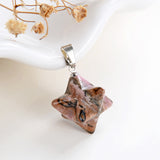 Gemstone Merkaba Star Pendants Or Pendulums, Small Size, PND4134XX
