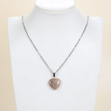 Gemstone Heart Pendants, PND4122XX