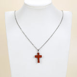 Gemstone Cross Pendants, Small Size, PND4118XX