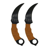 Black Obsidian Knives in two shapes