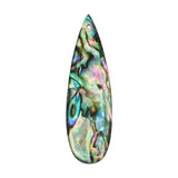 Multi shape abalone pendant with silver color pendants
