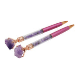 Multi gemstone Pens Tiger eye/Flourite/Citrine/Rose Quartz/Lapis/Black agate/Amethyst/Pyrite