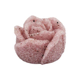 Rose Quartz/ Rock Quartz gemstone chips Rose ornament