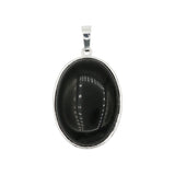 Rose quartz/tiger eye/black agate /amethyst/fluorite / green aventurine gemstone oval pendant with silver and copper color metal