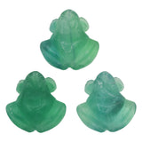 Green Fluorite Frogs